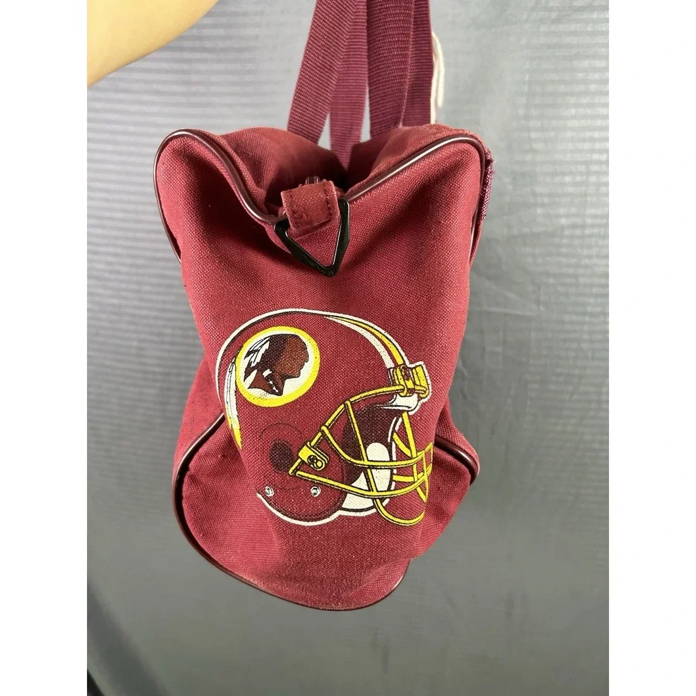 Vintage Redskins Washington NFL Duffel Bag Maroon Red Gold Football Team